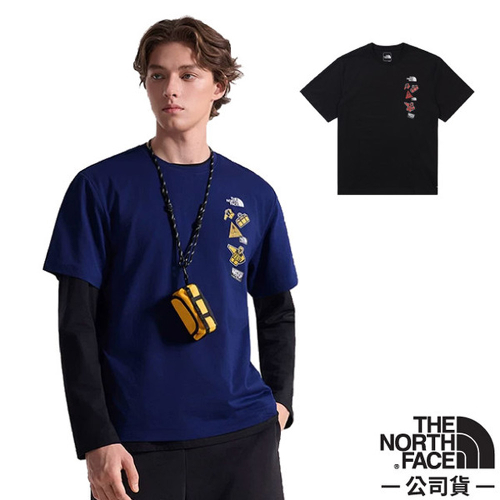 The North Face 北面 男女 FLASHDRY 吸濕透氣短袖圓領T恤.套頭衫.運動休閒上衣/男女通用剪裁/ 8GWJ