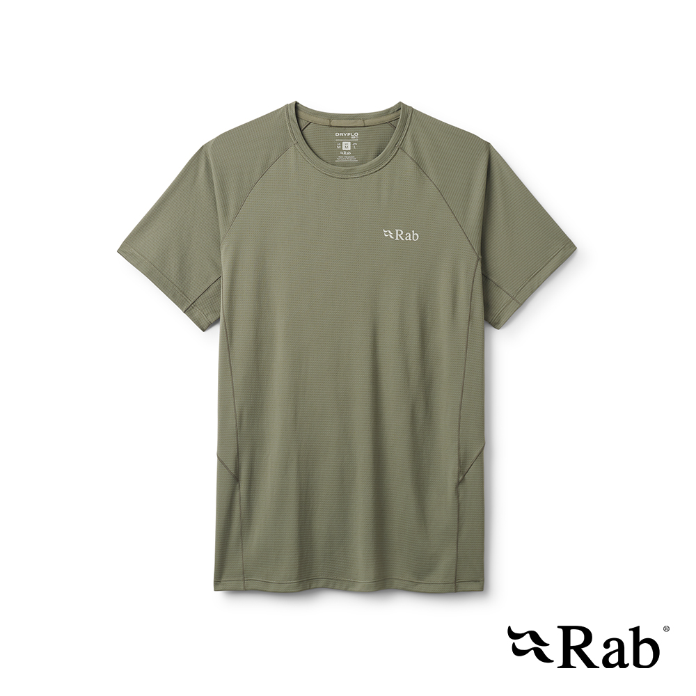RAB Sonic Tee 短袖輕量抗臭排汗衣 男款 淺卡其 #QCC55