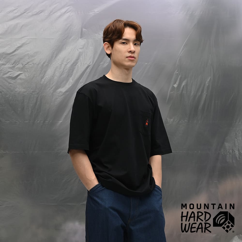 Mountain Hardwear Logo Pocket Relaxed Short Sleeve Shirt 經典口袋寬鬆短袖 T恤男款 黑色 #2159851