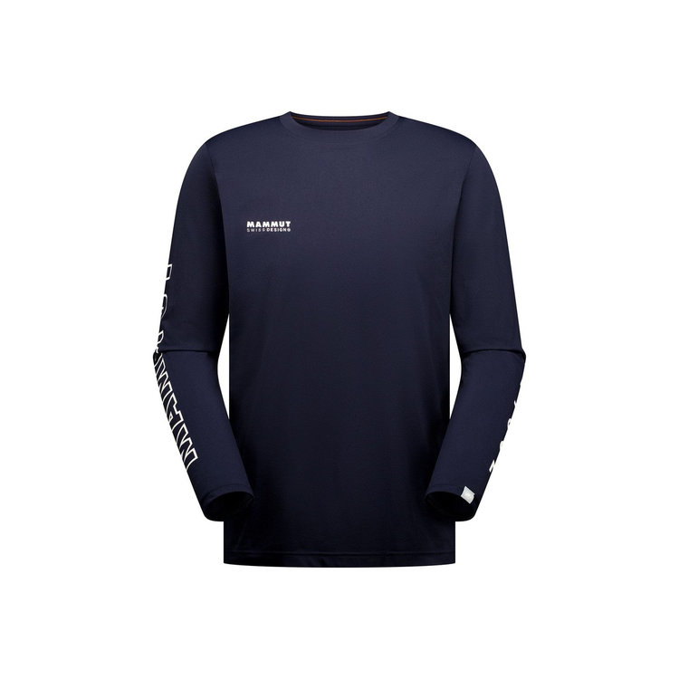 MAMMUT 長毛象 男 QD Logo Print AF 快乾LOGO長袖T恤 1016-01030