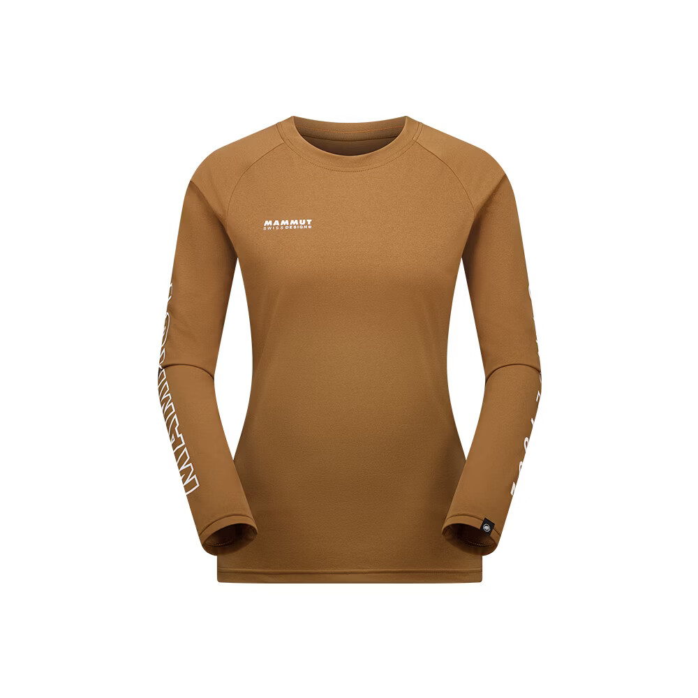 MAMMUT 長毛象 女 QD Logo Print AF 快乾LOGO長袖T恤 1016-01040