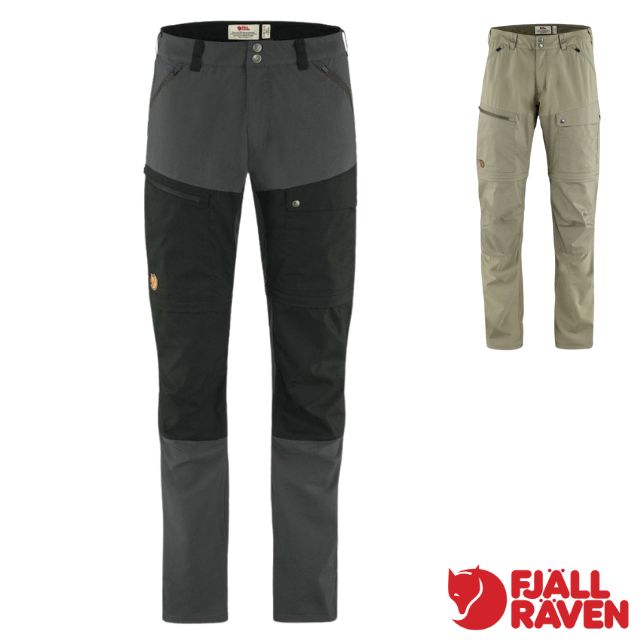 Fjallraven 小狐狸 小狐狸 男 Abisko Midsummer Zip Off 彈性耐磨登山健行兩截.多口袋工作褲.長褲可變短褲/81154