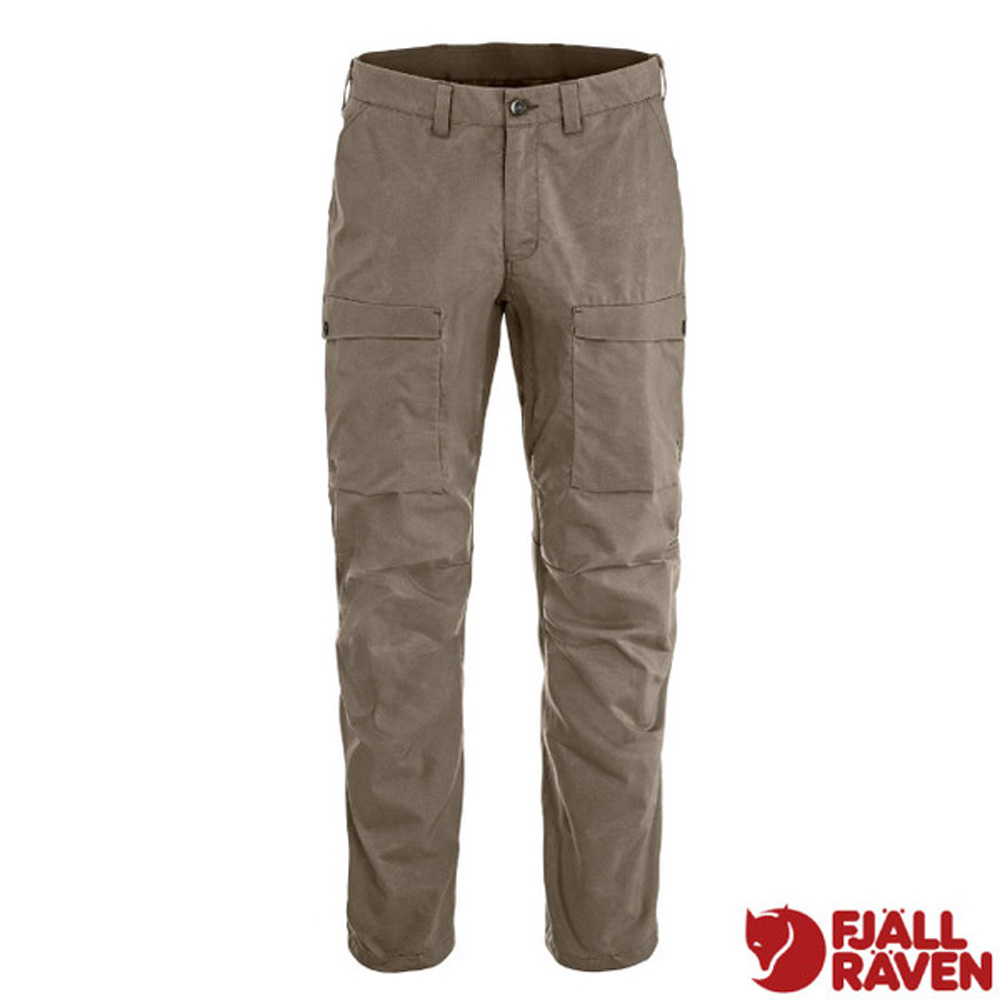 Fjallraven 小狐狸 男 Abisko Hybrid Trail 彈性多口袋登山健行長褲.工作褲.休閒運動褲/兩側拉鏈透氣開口/ 12200164