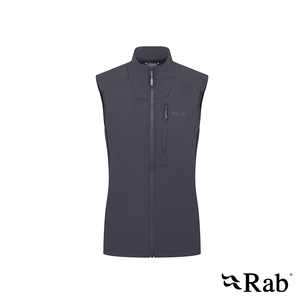 RAB Borealis Vest 彈性防風透氣背心 女款 鯨魚灰 #QWS80