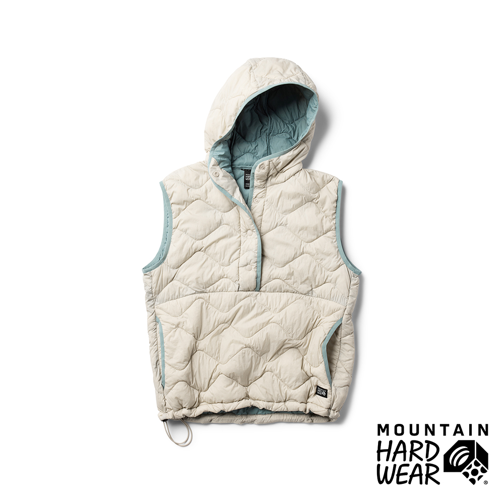 Mountain Hardwear Seek Out Snap Neck Vest 輕量保暖防潑水雲朵連帽背心 女款 化石 #2129651