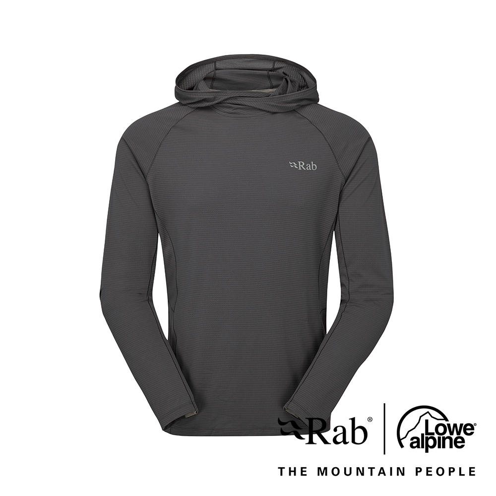 RAB Sonic Hoody 長袖透氣連帽排汗衣 男款 淺卡其 #QBL70（其他規格）