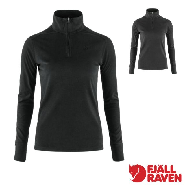 Fjallraven 小狐狸 小狐狸 女 Skare Half Zip 保暖排汗衣.半開襟立領刷毛上衣.運動休閒衫.中層衣/常規版型/89766