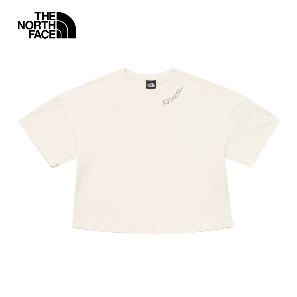 The North Face 北面 W HEAVYWEIGHT TNF SCRIPT CROP OVS SS TEE 女 短袖上衣 NF0A8GW6QLI