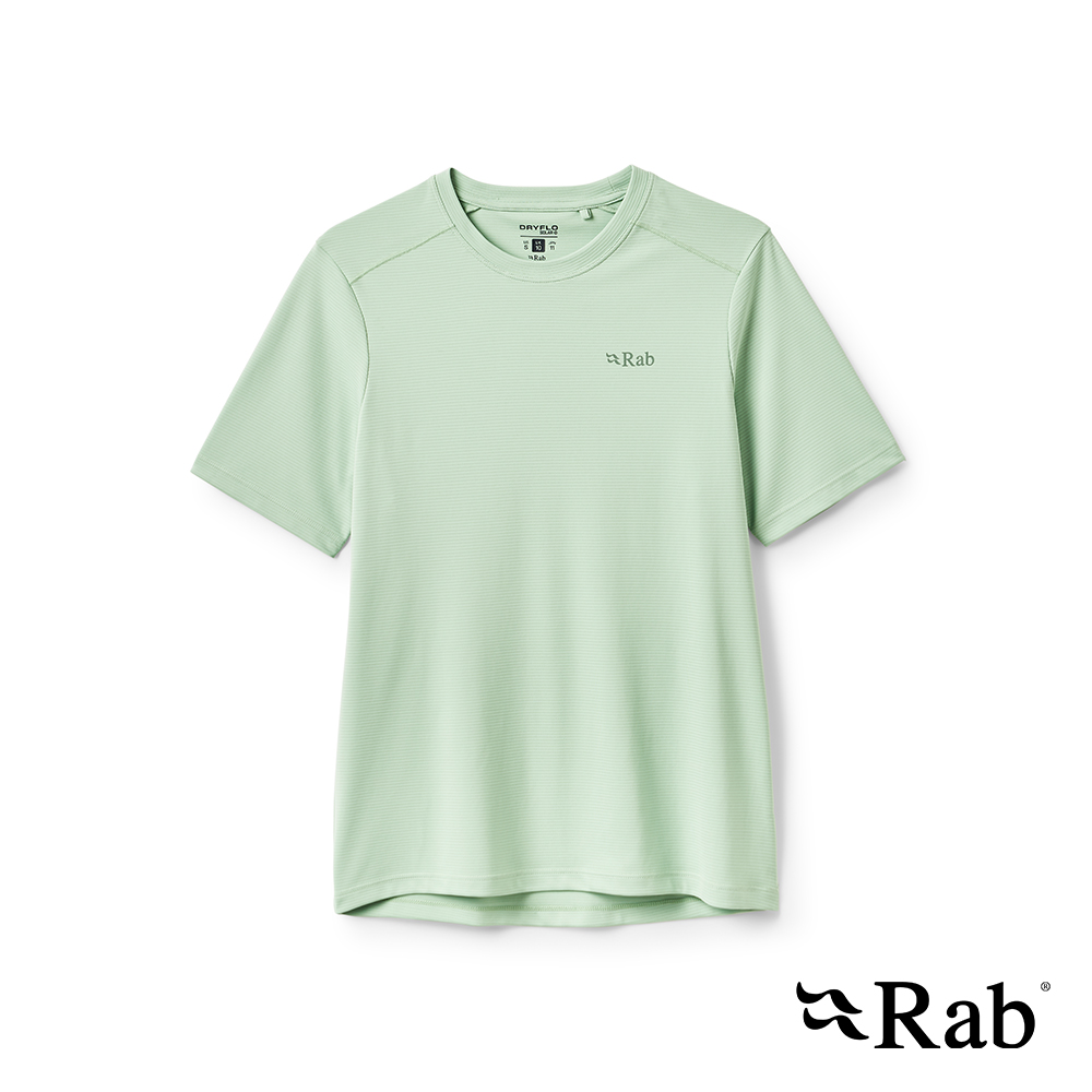 RAB Force Tee Wmns 短袖防曬抗臭排汗衣 女款 無花果綠 #QCC25
