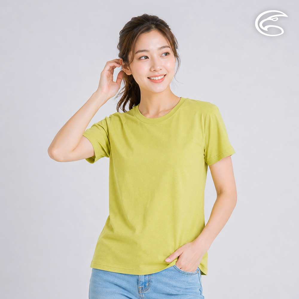 ADISI 中性SORONA混紡絲滑涼感循環圓T AL2611118 芽綠 (S-XL)|UPF50+ 抗UV 吸濕排汗 抗菌 彈性 排汗衣
