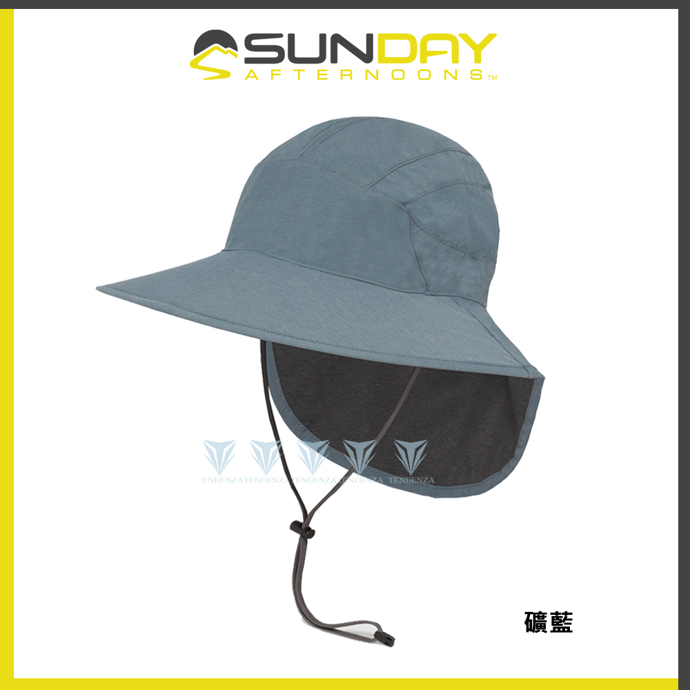 Sunday Afternoons  抗UV防水透氣護頸帽 礦藍 Ultra Adventure Storm Hat