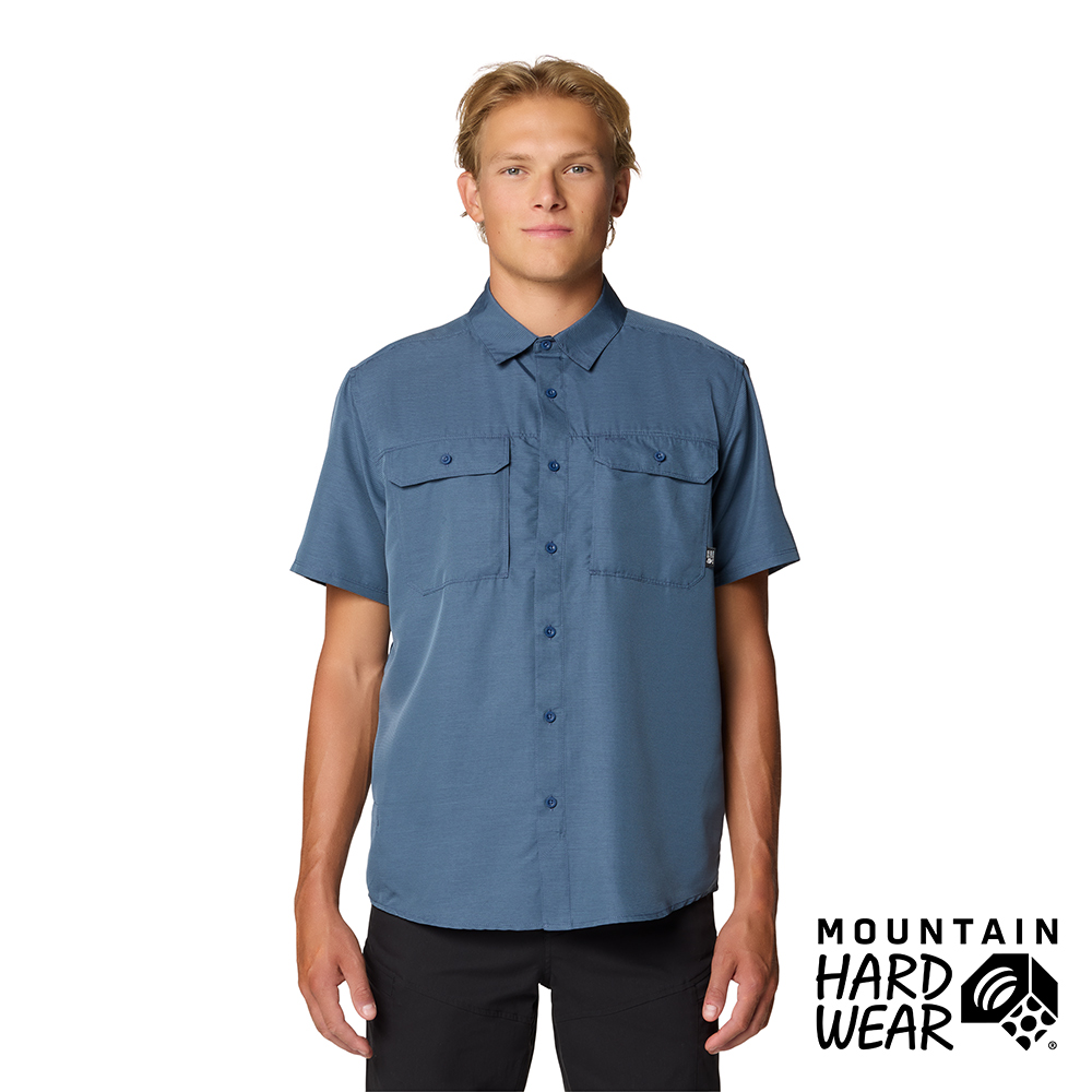 Canyon Short Sleeve Men 機能防曬短袖襯衫 鋅色 男款 #211023