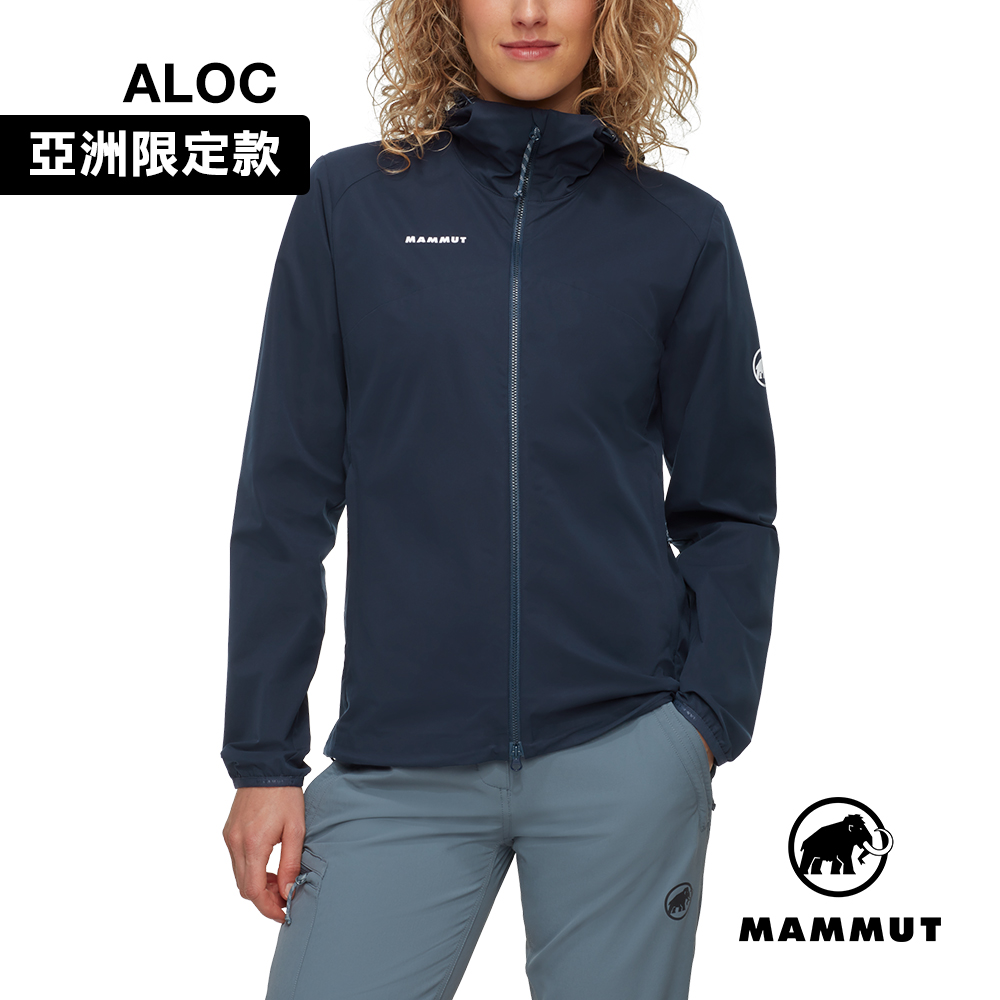 MAMMUT 長毛象 GRANITE SO Hooded Jacket AF 防潑水軟殼連帽外套 海洋藍 女款 #1011-00333