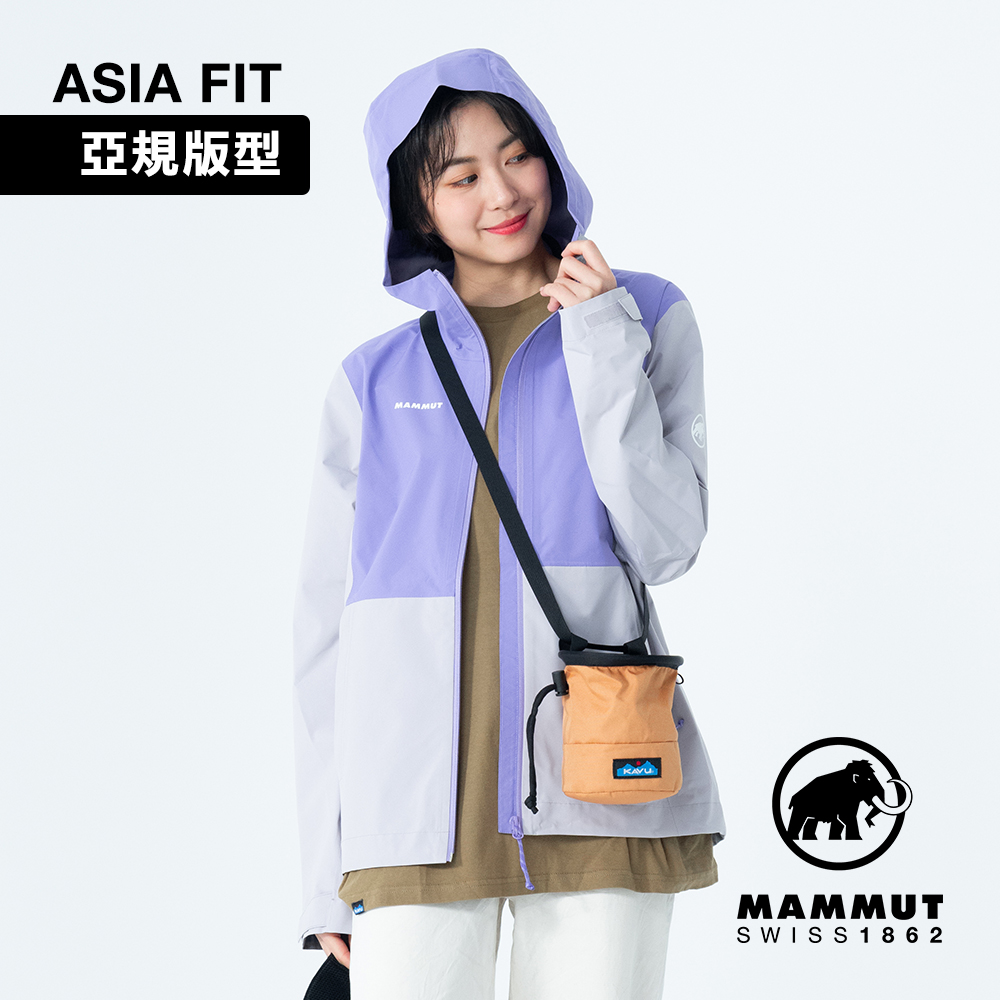 MAMMUT 長毛象 Linard Light HS Hooded Jacket AF 防風防水連帽外套 紫風輪/薰衣草紫 女款 #1010-31960