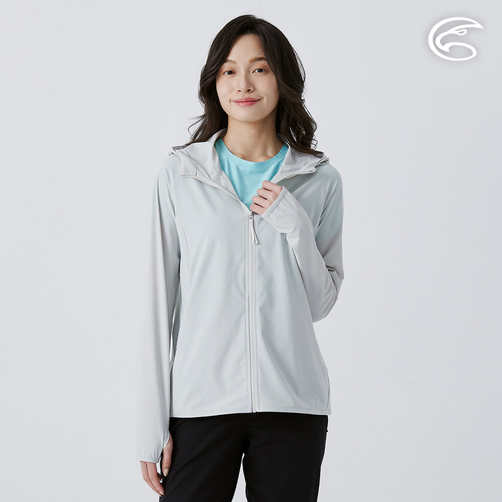ADISI 女超涼感防曬外套 AJ2511054 霧灰 (S-2XL)