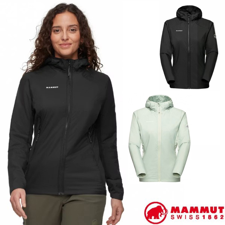 MAMMUT 長毛象 女 Rime Light IN Hybrid Hooded Jacket 輕量保暖混合機能連帽外套.夾克/ 1013-03970