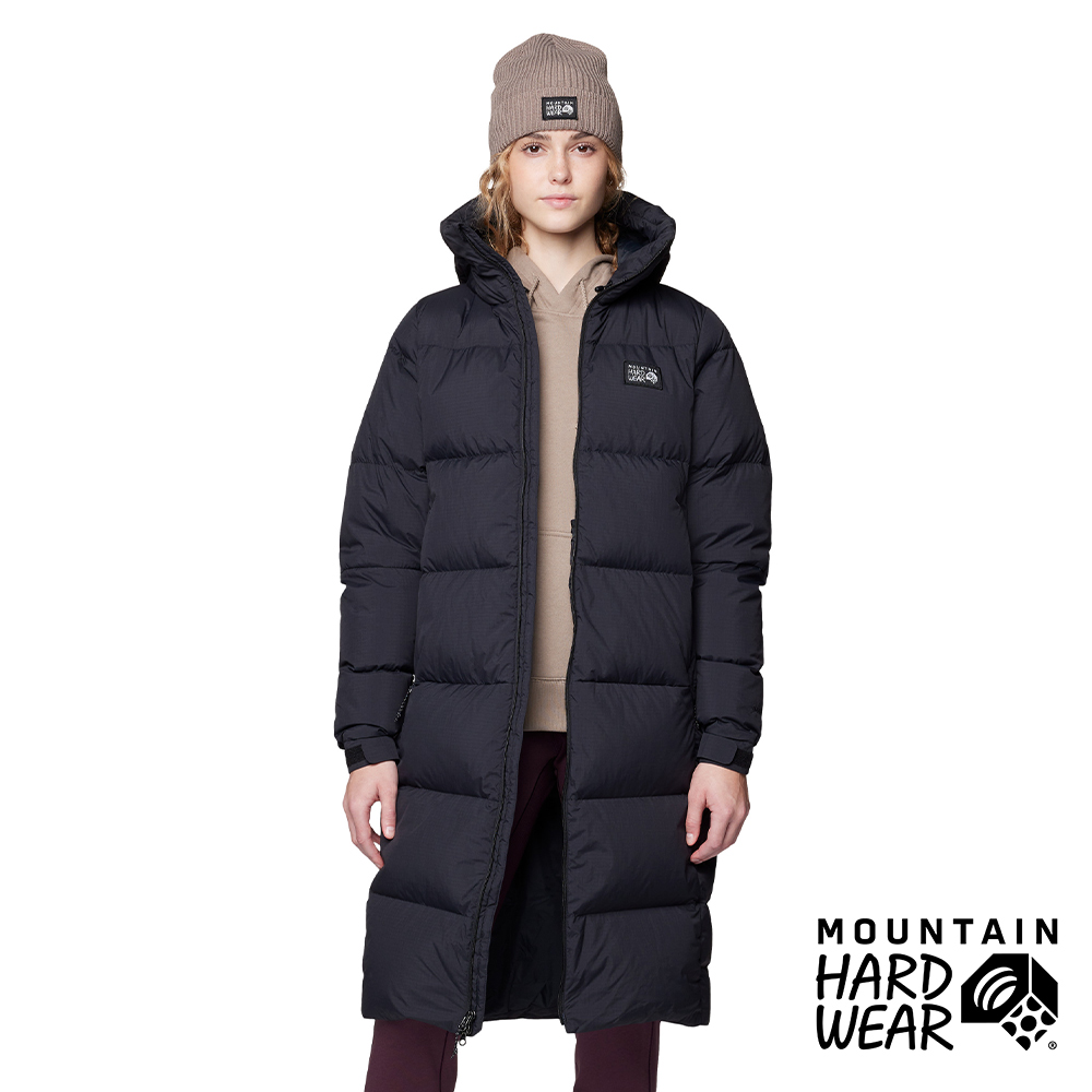 Mountain Hardwear Nevadan Down Long Parka 保暖時尚長版羽絨連帽大衣外套 女款 黑色 #2128611