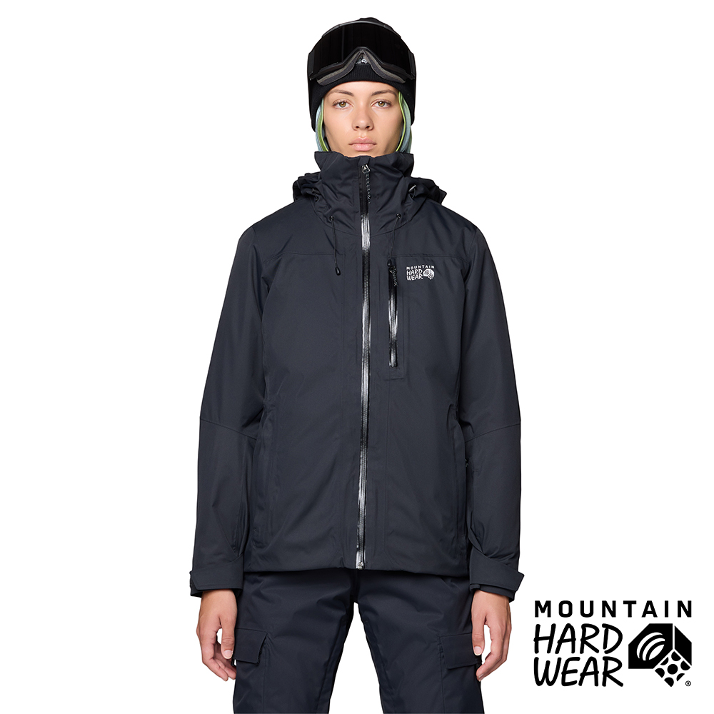 Mountain Hardwear Firefall Trifecta Jacket 兩件式防水化纖連帽外套 女款 黑色 #2134751