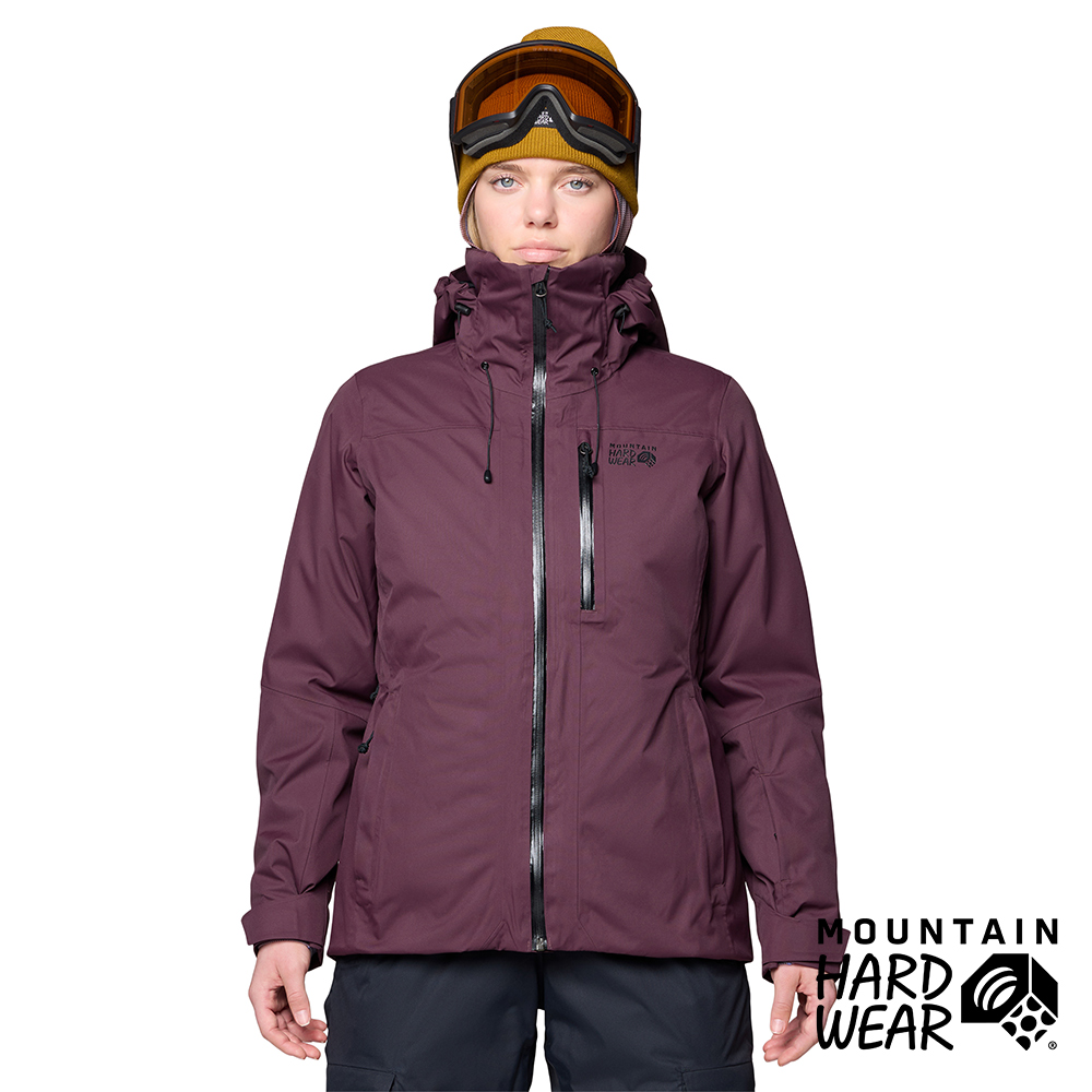 Mountain Hardwear Firefall Trifecta Jacket 兩件式防水化纖連帽外套 女款 黑莓紫 #2134751
