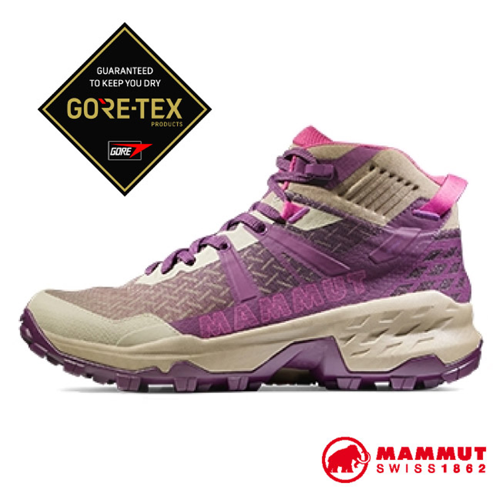 MAMMUT 長毛象 女 Sertig II Mid GORE-TEX 輕巧耐用多功能鞋.登山鞋.健行鞋/ EVA中底厚底 _3030-04840-7515 野生棕