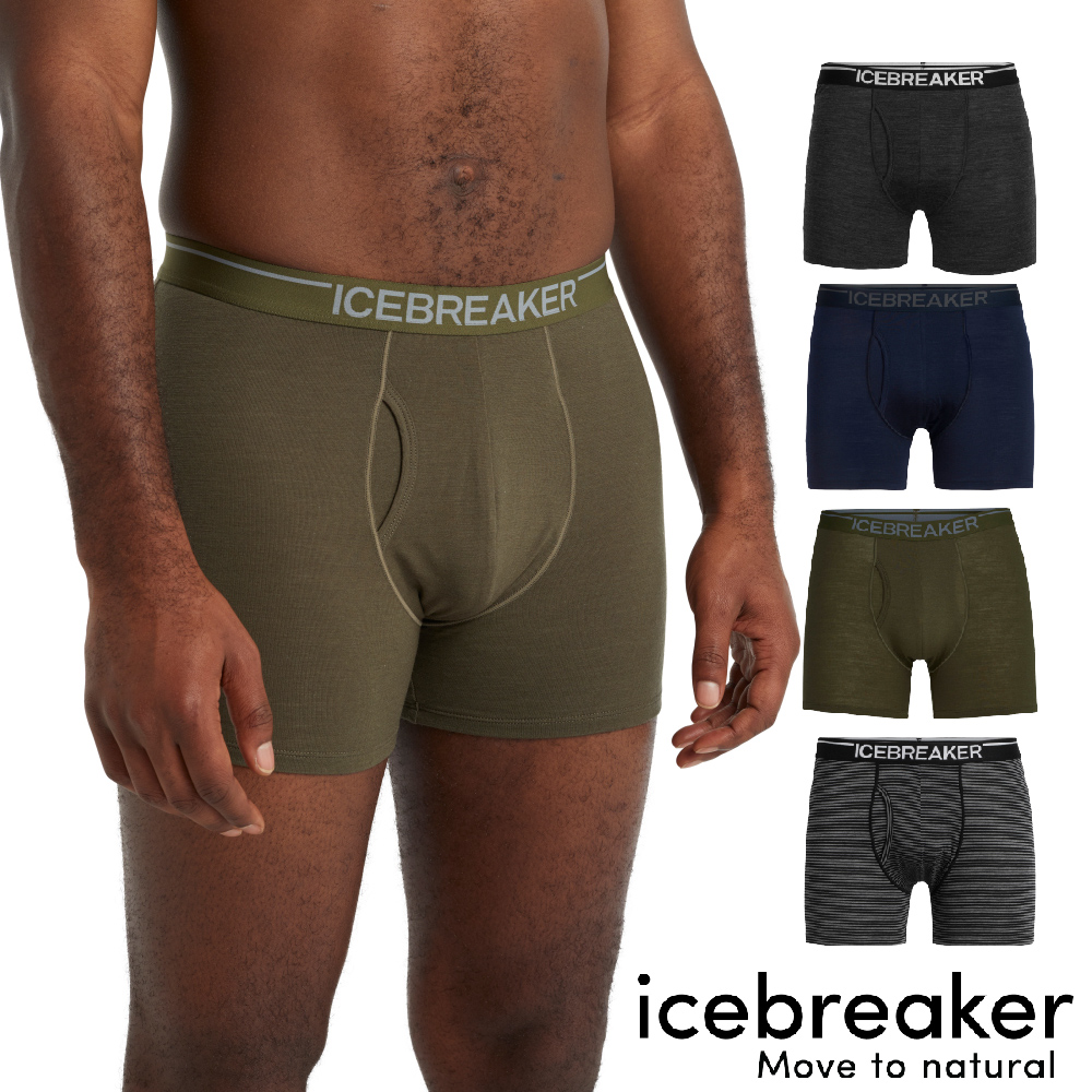 icebreaker 男 Anatomica 四角開口內褲-BF150