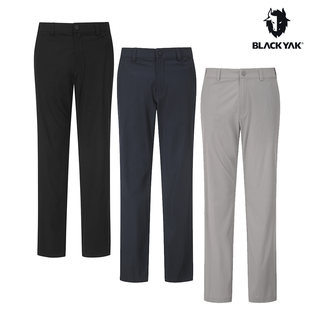 BLACKYAK ICE長褲(藍碳灰/黑色/銀灰米白)-涼感 高彈性 直筒 登山褲 休閒褲-BYEB1MP202