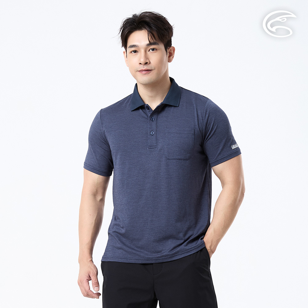 ADISI 男輕量散熱超透氣抑菌消臭POLO衫 AL2611016 濃藍 (M-3XL)|吸濕排汗 快乾 防臭 輕量 排汗衣