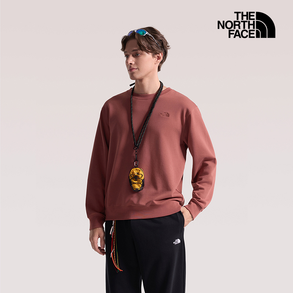 The North Face 北面 M TNF ESSENTIAL TERRY SIMPLE DOME RELAXE 男 圓領套頭衫 NF0A8JKVNM7