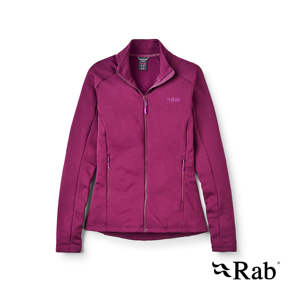 RAB Covex Jacket Wmns 保暖透氣刷毛立領外套 桑葚紫 女款 #QFG51