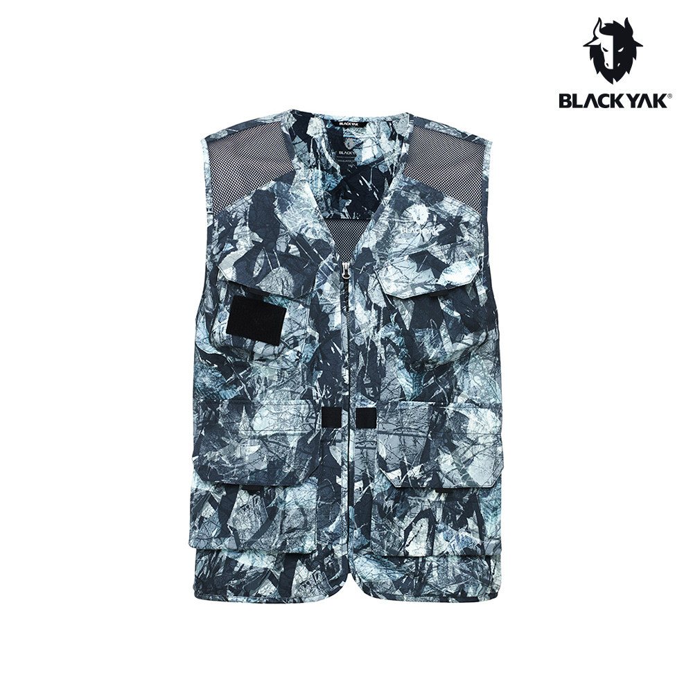 BLACKYAK 男 TACTICAL UTILITY背心(迷彩灰)-防風 網眼透氣 BYEB1MV003