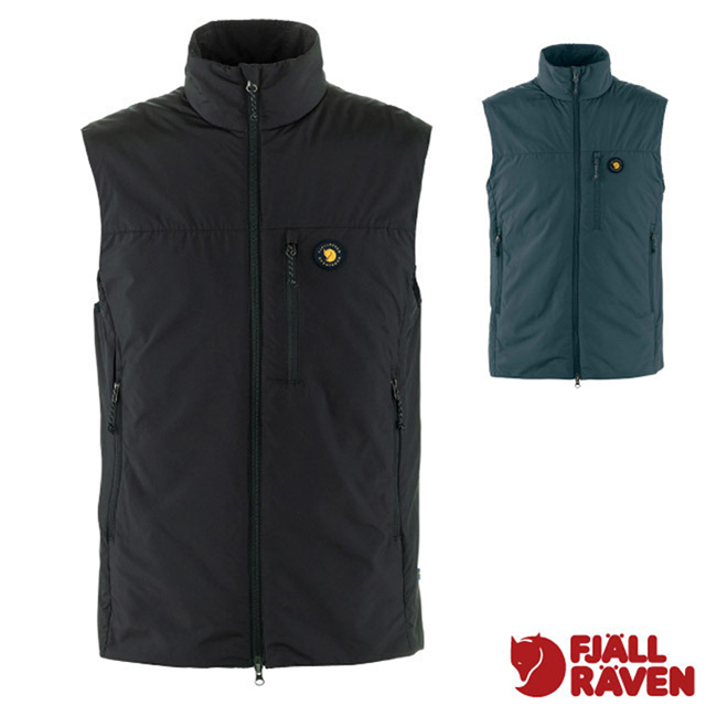 Fjallraven 小狐狸 男 Bergtagen 60 Insulation 防潑抗風輕量立領拉鍊開襟背心/ F12500164