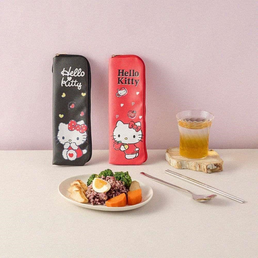 Hello Kitty 三麗鷗系列簡易餐具組-兩入組