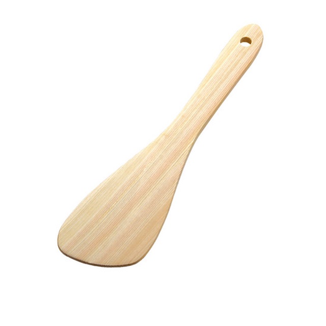 【KISOU】日本製 無塗裝檜木鍋鏟26cm