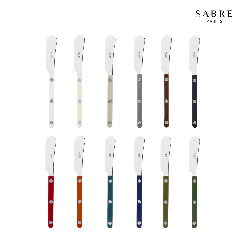 Sabre Paris Bistrot小酒館經典純色-不鏽鋼奶油抹刀(多色任選)