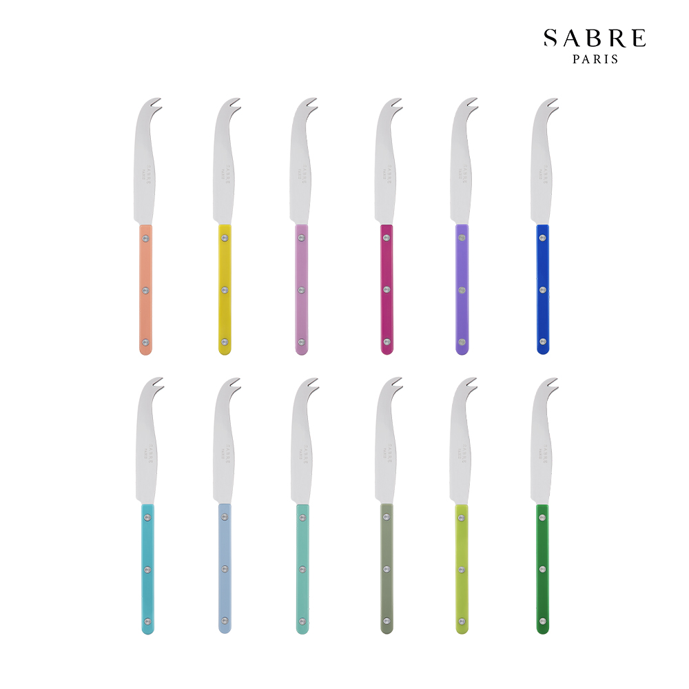 Sabre Paris Bistrot小酒館繽紛純色-不鏽鋼起司刀-大(多色任選)