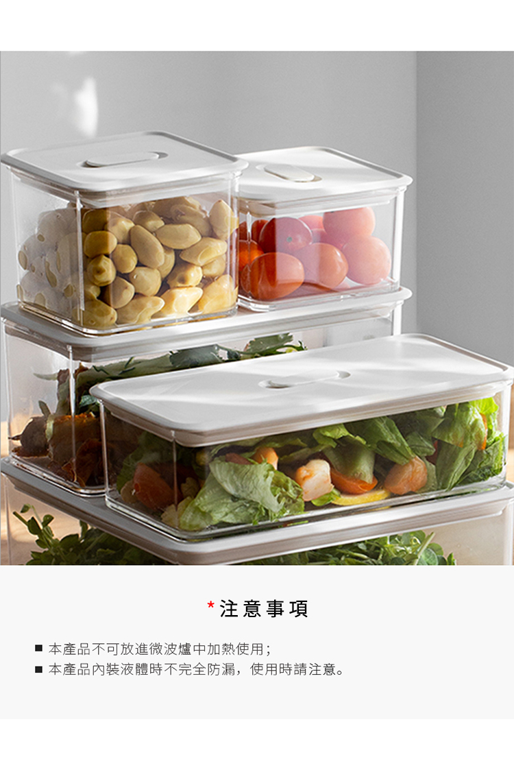  SANNO Fridge Food Storage Containers Produce Saver