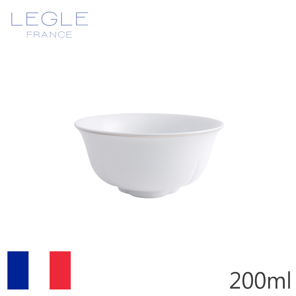 【LEGLE】法國如意飯碗-10.5cm-銀邊