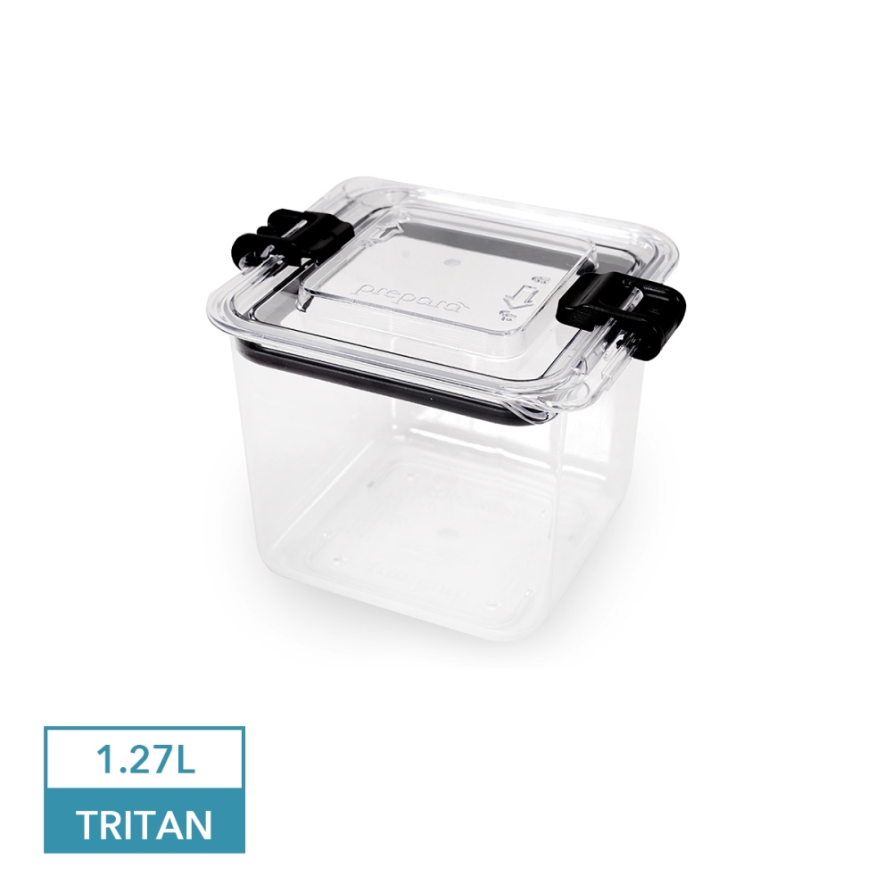 PREPARA Latchlok SQUARE系列 TRITAN保鮮盒/方形 [15號]-1270ml