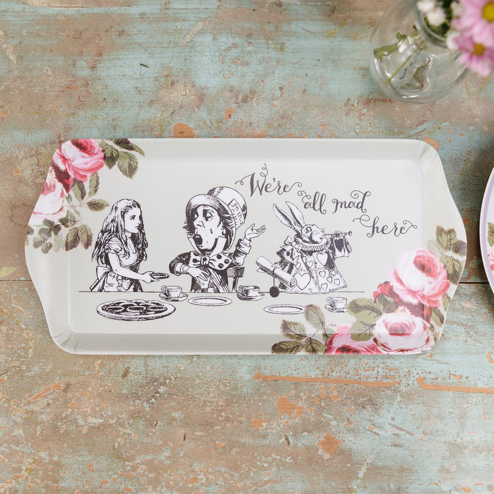 Mikasa Dinnerware 美國 V&A長方托盤(夢遊仙境30cm) / 端盤 點心盤