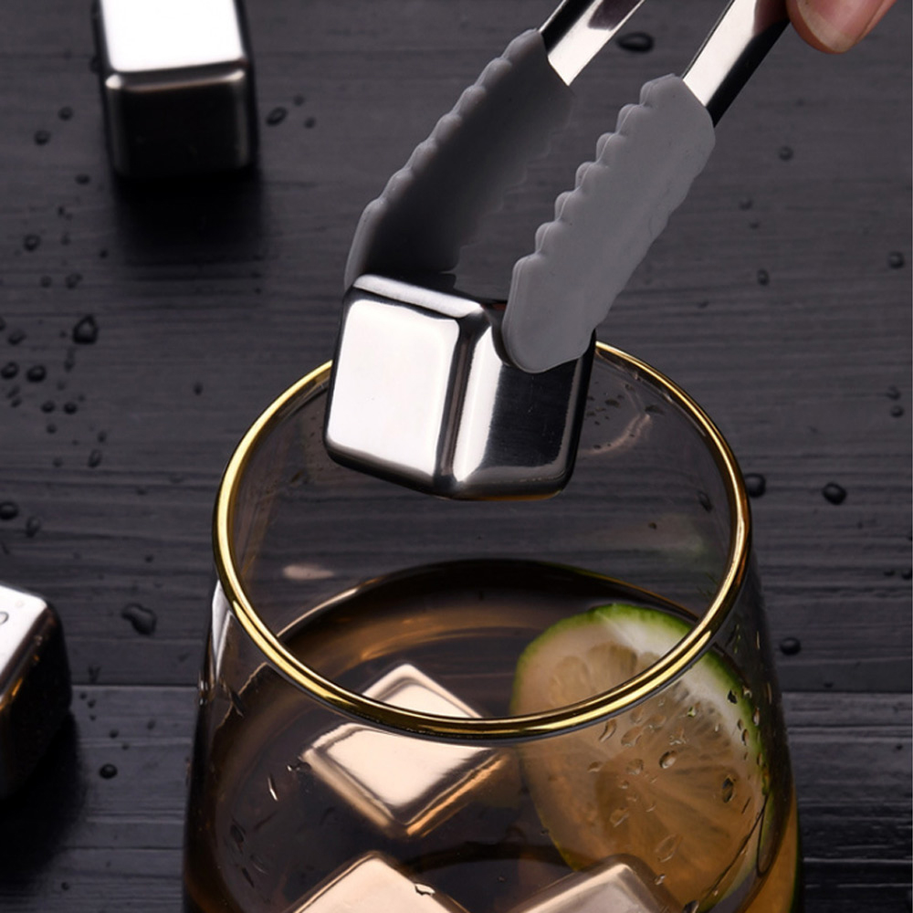 PUSH!餐具用品304不鏽鋼冰塊金屬速凍冰粒飲料冰鎮神器D190