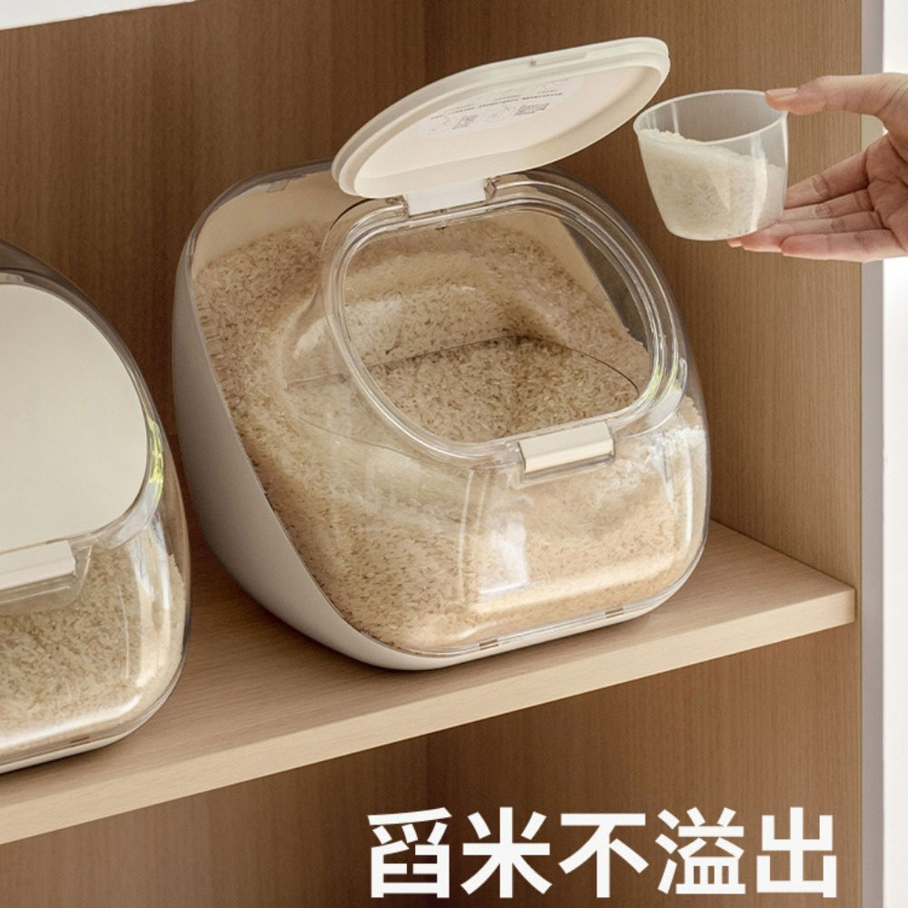 【木洸】家用11L大容量PET材質米桶 儲米桶 儲米箱 儲糧桶 裝米箱 密封儲存罐 防潮米缸