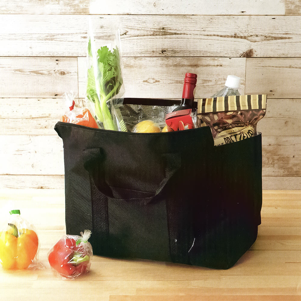 一品川流 日本進口 防潑水保溫保冷三用購物袋-25L (寬40x 深22 x 高31cm)