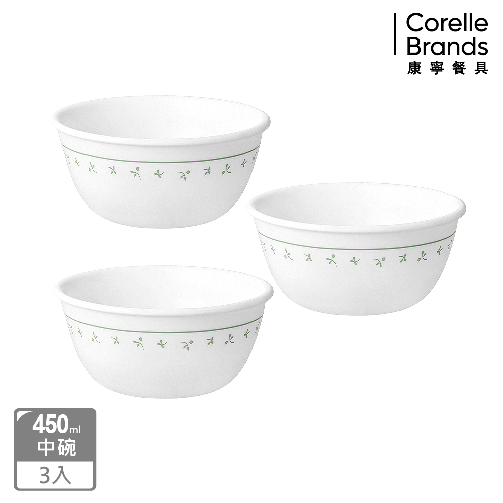 Corelle Brands 康寧餐具 莓好時光3件式 450ml中式碗組-C04