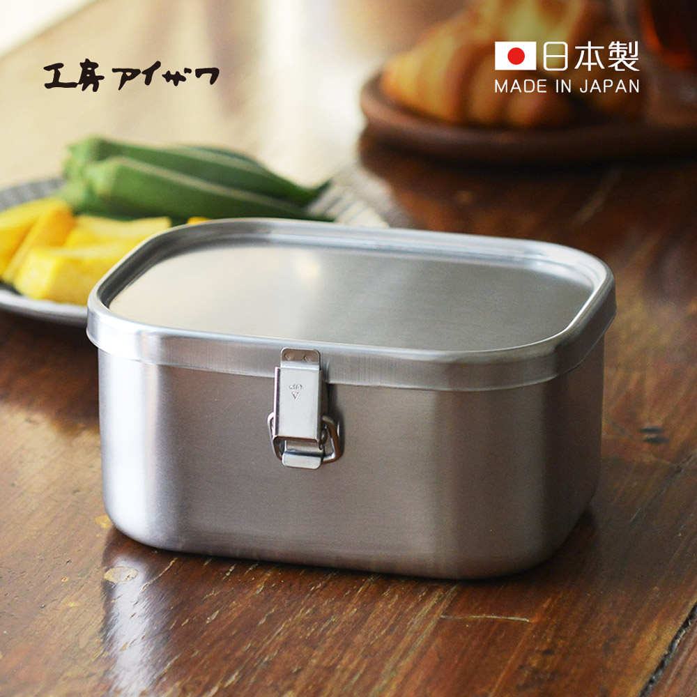 純銀　平安 美照 造 (加澤美照) 鎚目打　静海盆 打出 約378.35ｇ共箱 AIZAWA 相澤工房【日本】日本製18-8不鏽鋼方形加深密封便當盒(附分隔片