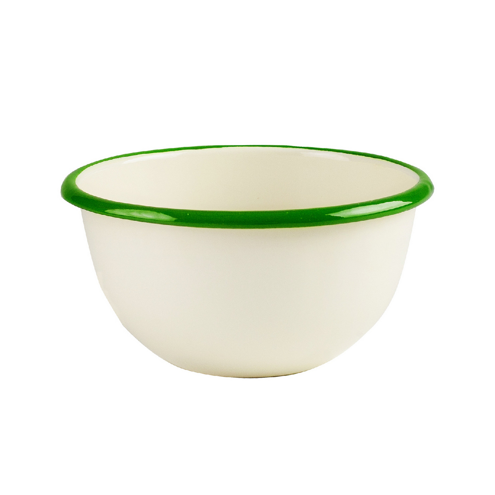 ibili 西班牙 琺瑯餐碗(米綠12cm) / 飯碗 湯碗 可機洗 洗碗機可洗