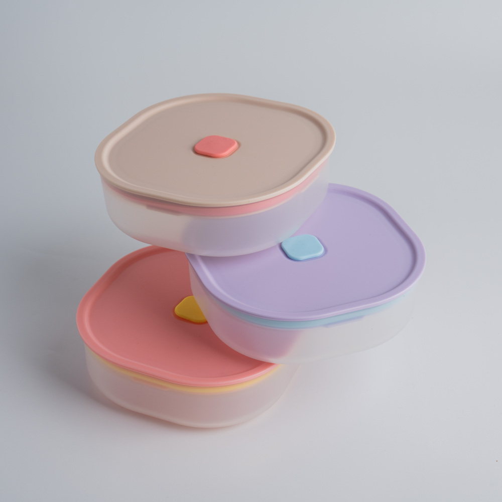 ZING Color 日日保鮮盒 500ml - 莓果粉 / 丁香紫 / 香草杏 - PChome 24h購物