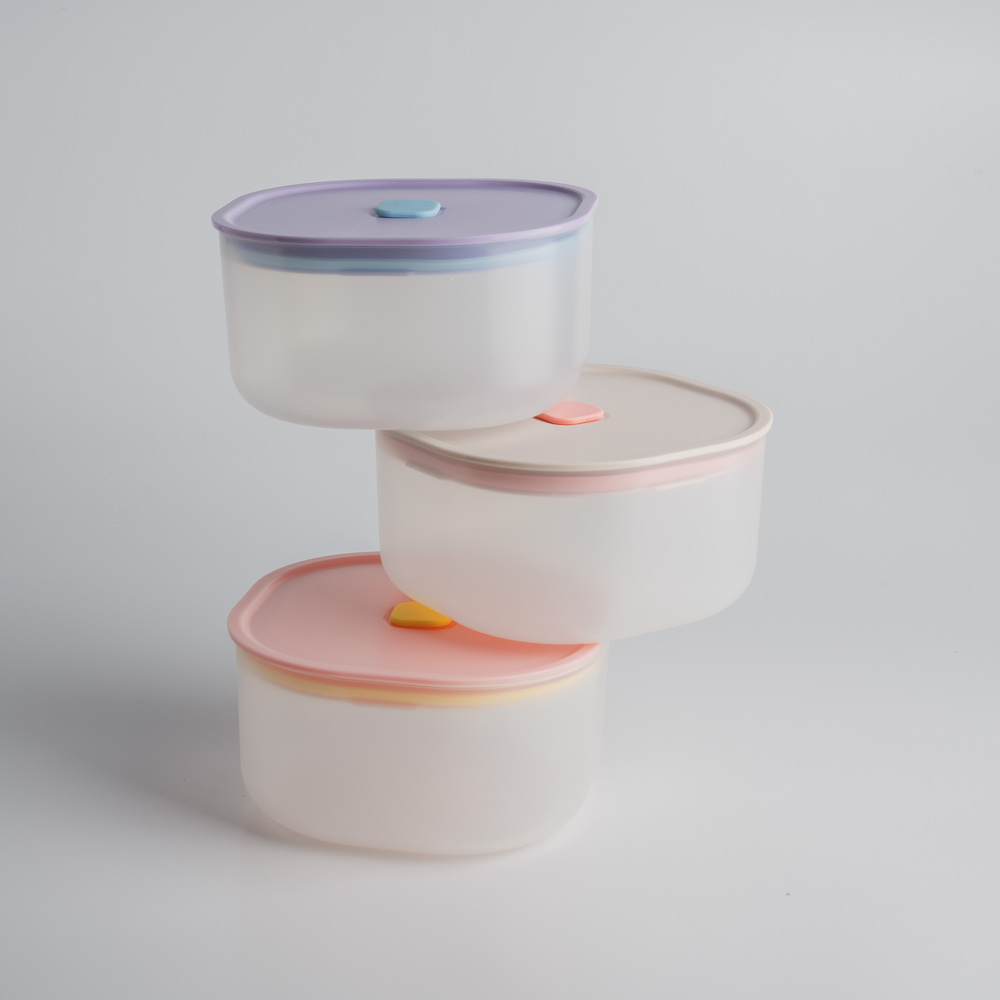 ZING Color 日日保鮮盒 1000ml - 莓果粉 / 丁香紫 / 香草杏 - PChome 24h購物