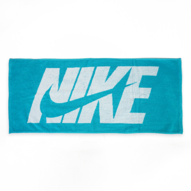 NIKE 耐吉 Nike Jacquard [IF0600-322] 毛巾 運動 登山 居家 80x35cm LOGO 藍綠