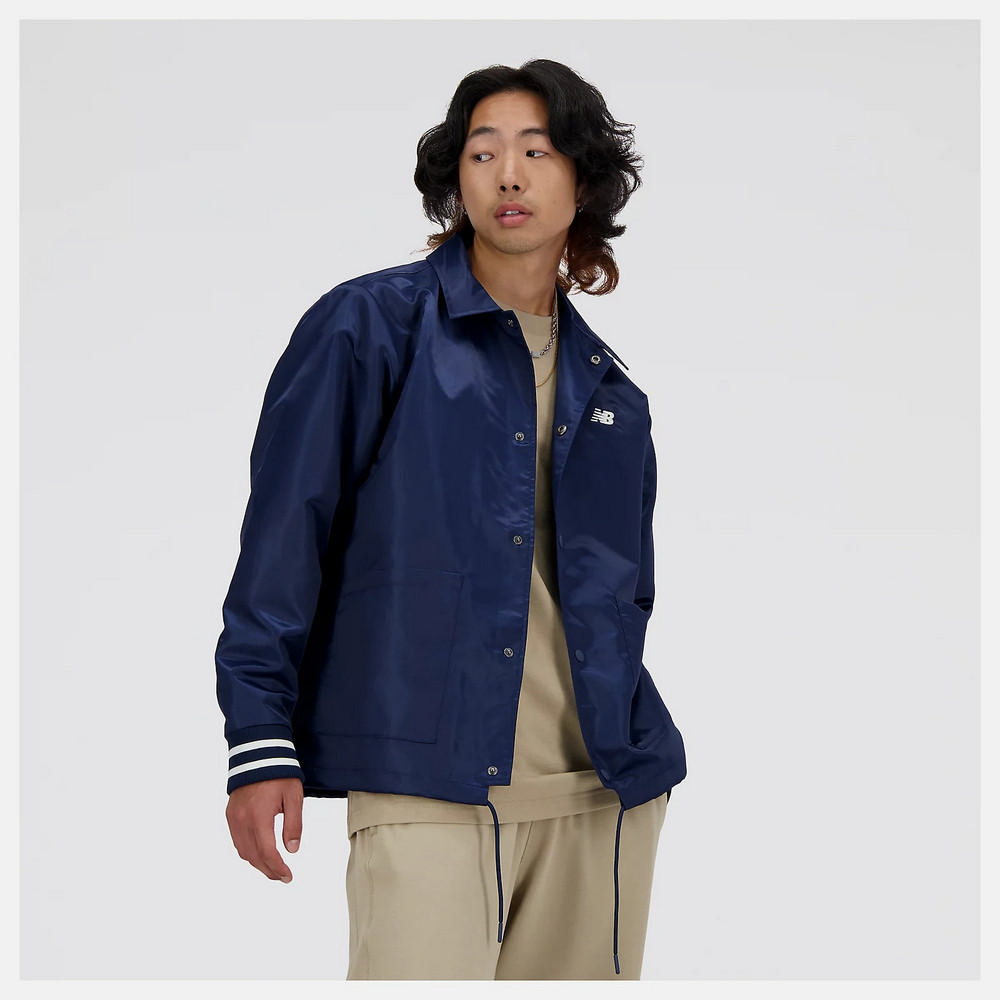 New Balance 紐巴倫 男 教練外套 藍_MJ41553NNY-F