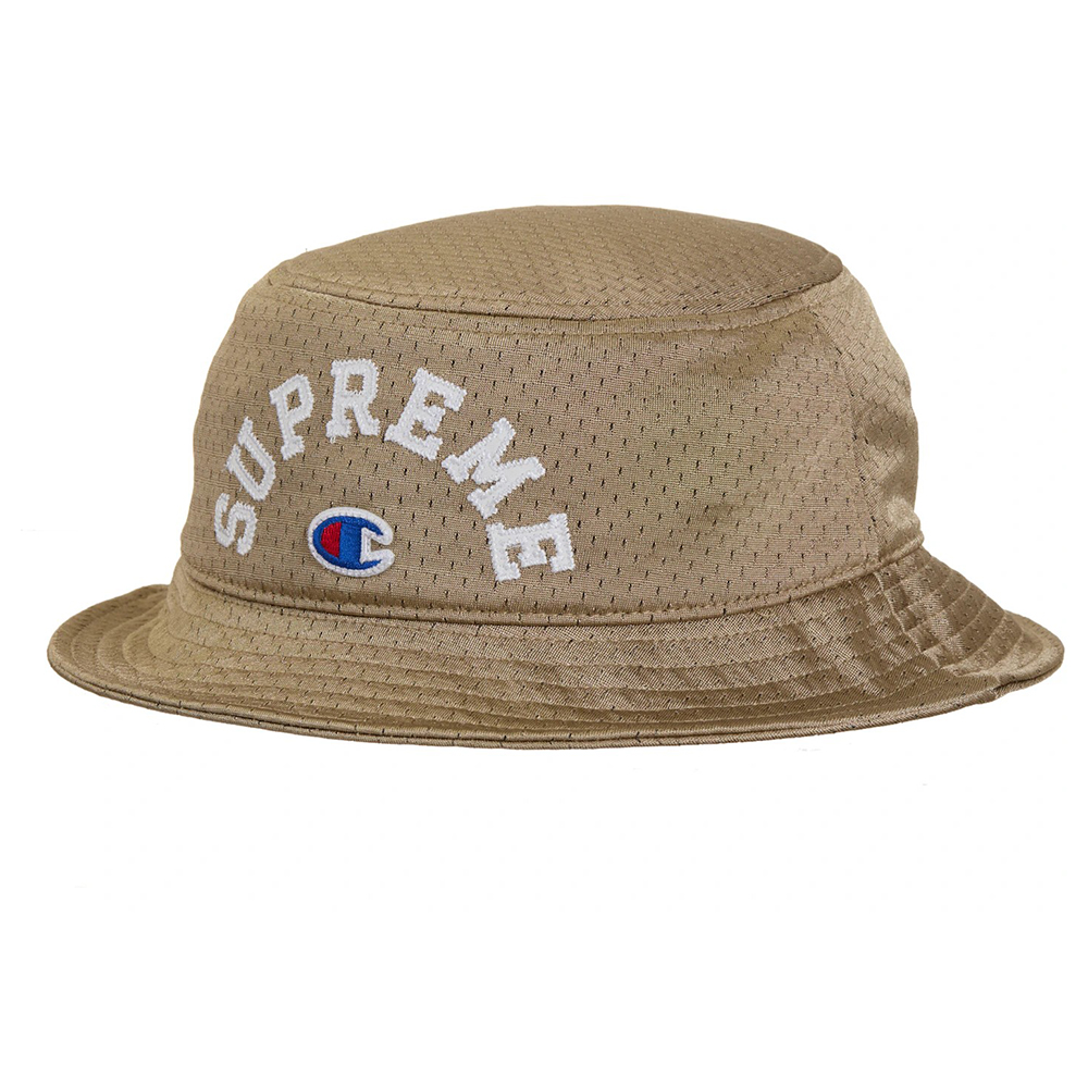 Supreme 24SS x Champion Mesh Crusher 卡其/紅/綠/黑聯名款漁夫